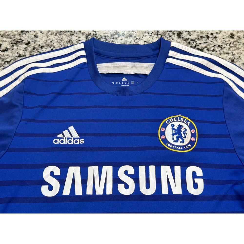 Adidas Chelsea FC 2014–2015 Home Long Sleeve Jersey Blue Men’s Sz Medium - Picture 2 of 8